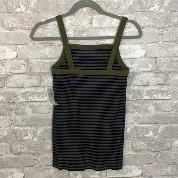 Old Navy Slim Fit Striped Ribbed Tank - Picture 3 of 7